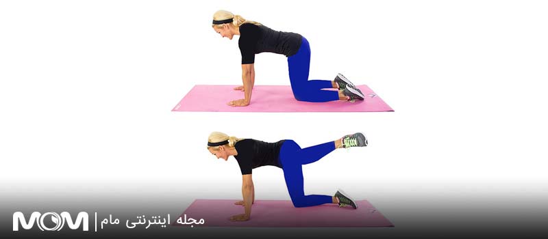 حرکات ورزشی چهار دست و پا