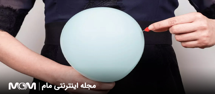 درمان ورم شکم بعد از سزارین