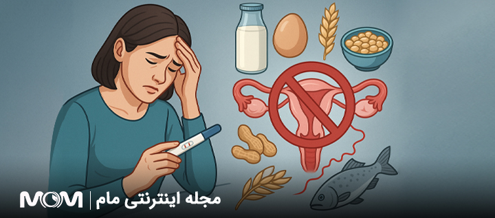 ناباروری ناشی از آلرژی غذایی